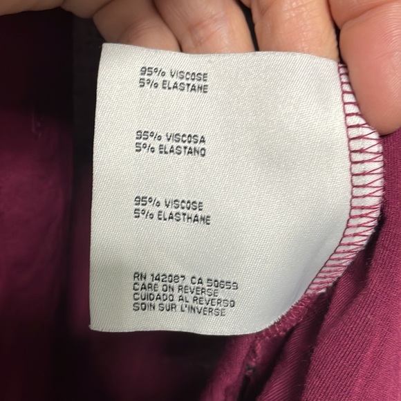 SIMPLY NOELLE Merlot and Leopard Button down  NIGHTSHIRT Size XXL 16-18 - Picture 6 of 7